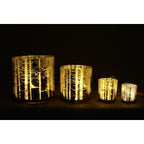 Windlight Vitrifié - Verre - 15x15x15 cm