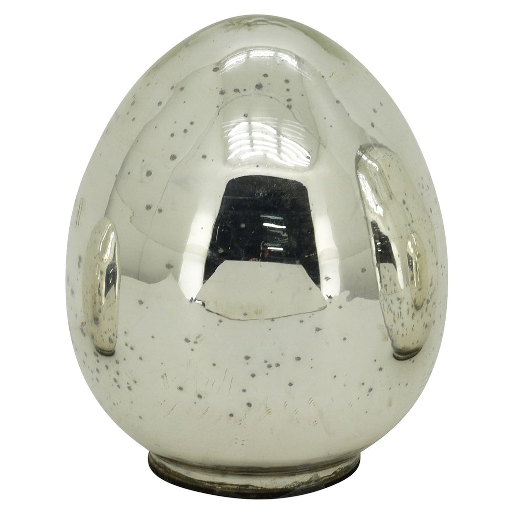 Ei Vitreous - silber - Glas - 17x17x20 cm