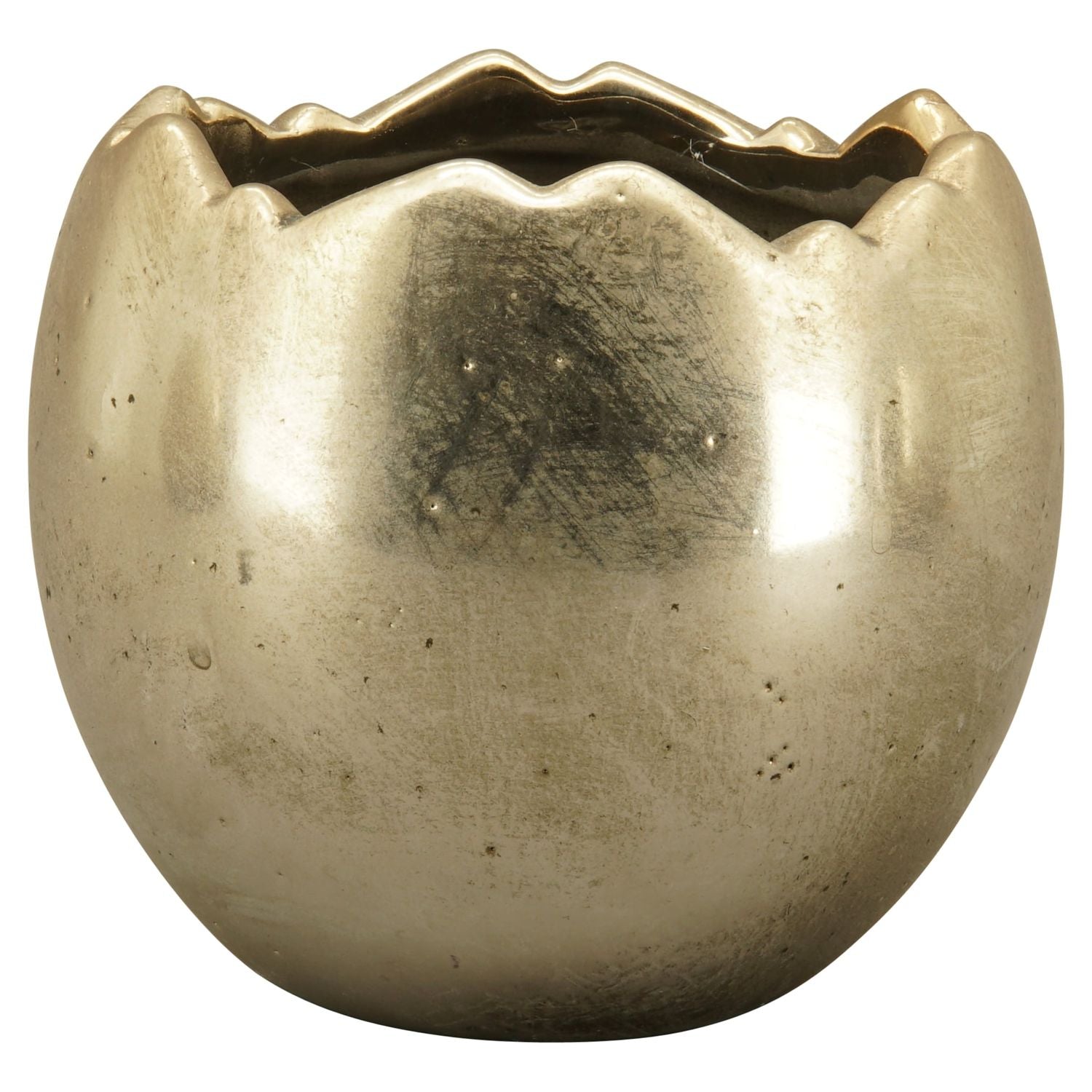 PflanzEi Aurum - gold - Stoneware - 21,5x21,5x20 cm