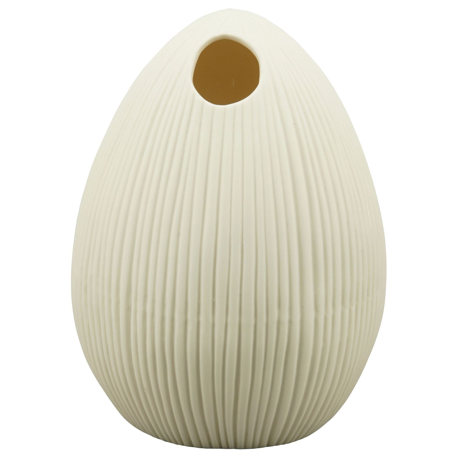 Ei Vase Ivory - Keramik - 8,5x8,5x11 cm