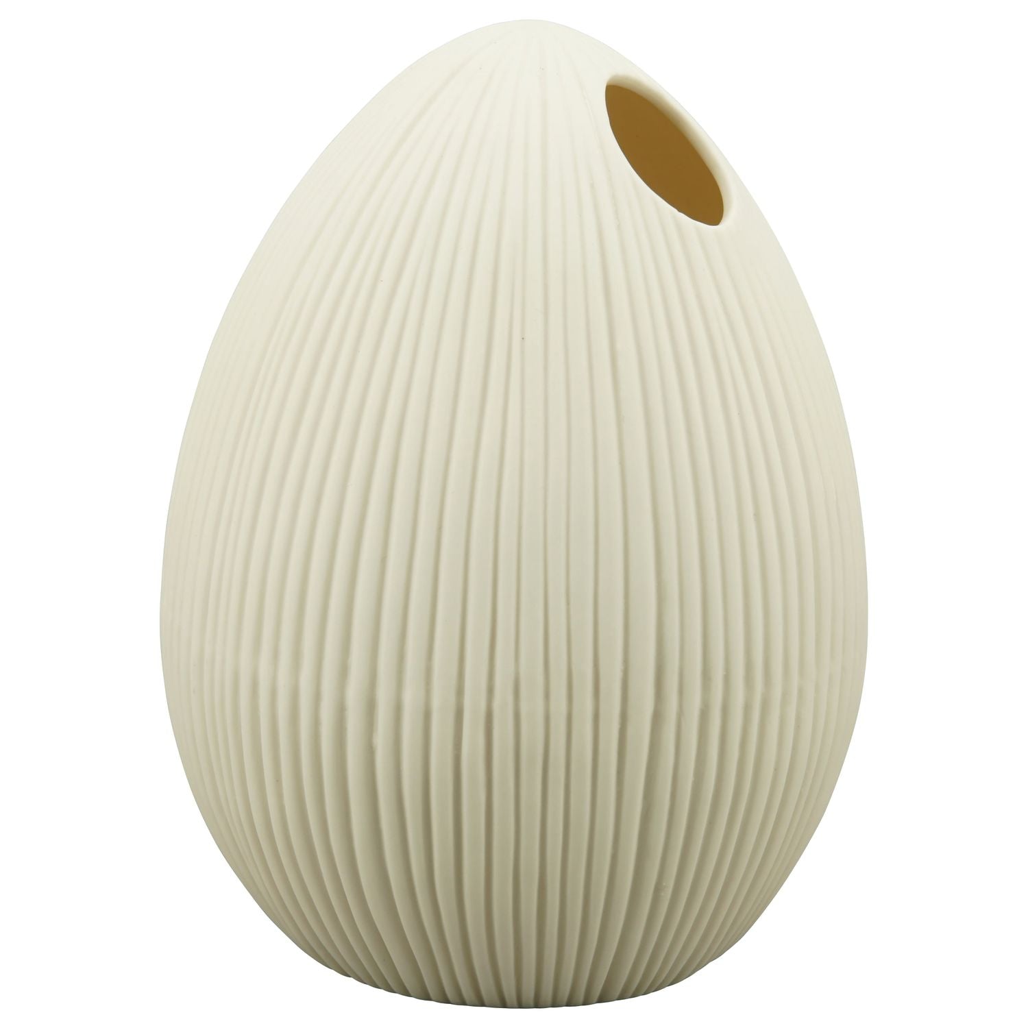 Ei Vase Ivory - Keramik - 8,5x8,5x11 cm