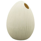Vase œuf ivoire - Céramique - 8,5 x 8,5 x 11 cm