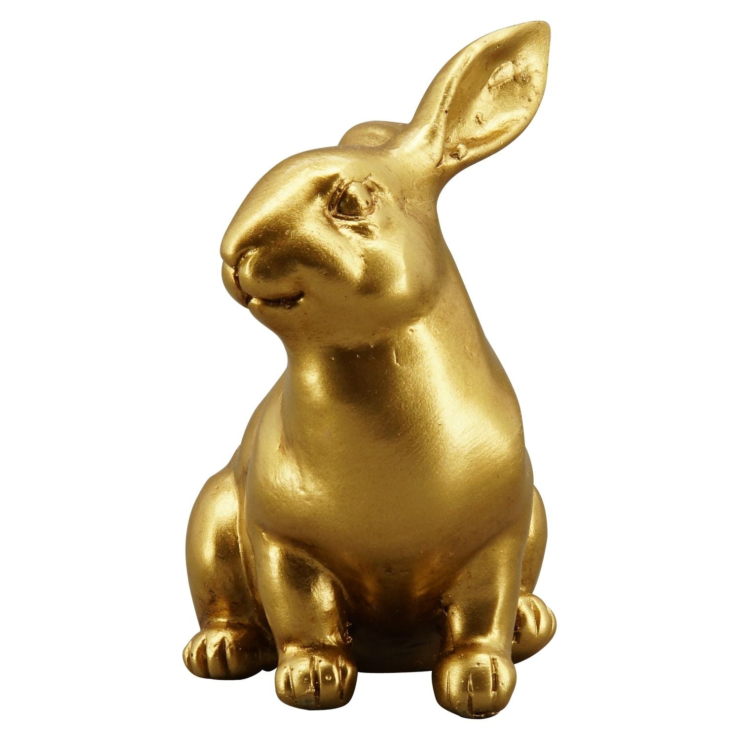 Hase Aurum - gold - Polyresin - 7,5x5,5x10 cm - 1 Stück - assortiert