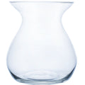 POSY curved vase - klar - 10x24x27cm - Glas