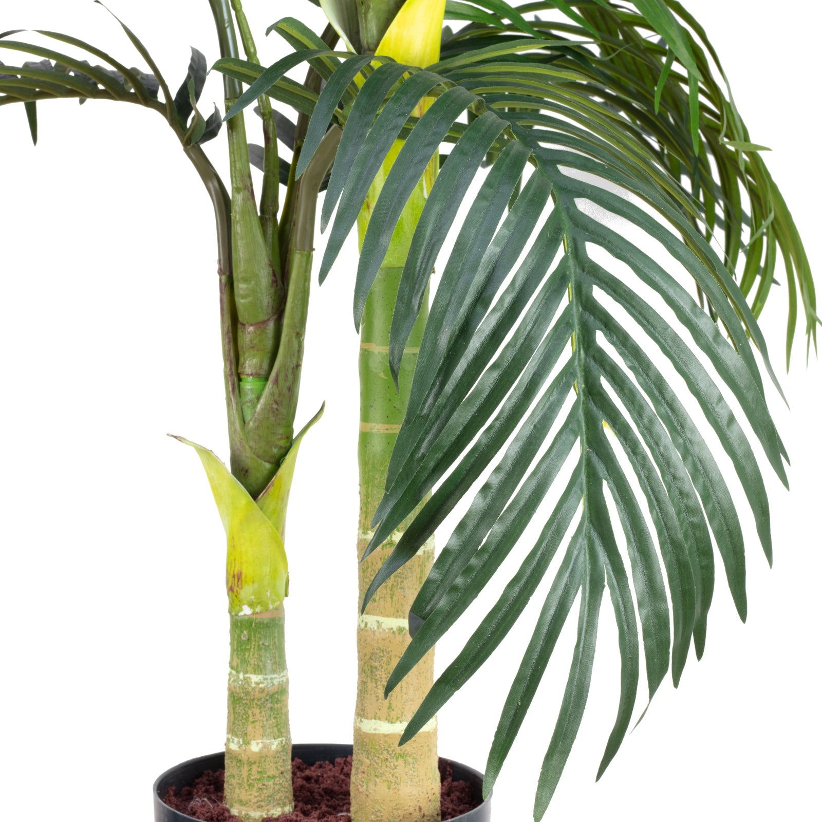 Kunstpflanze Goldfruchtpalme - Areca Dypsis - Höhe ca. 120 cm, Topf-Ø 18 cm