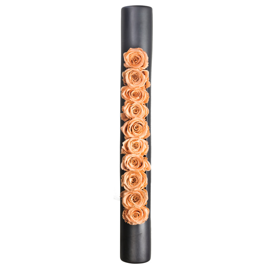 Infinity-Bloom bigTube - anthracite/rosé - 65x7.5 cm