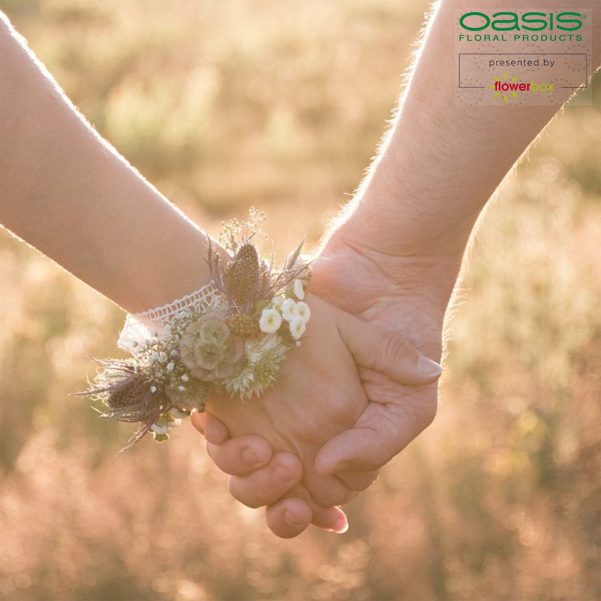 Wrap Wristlet Armband - 2,5 x 23cm - 6 St. - weiß