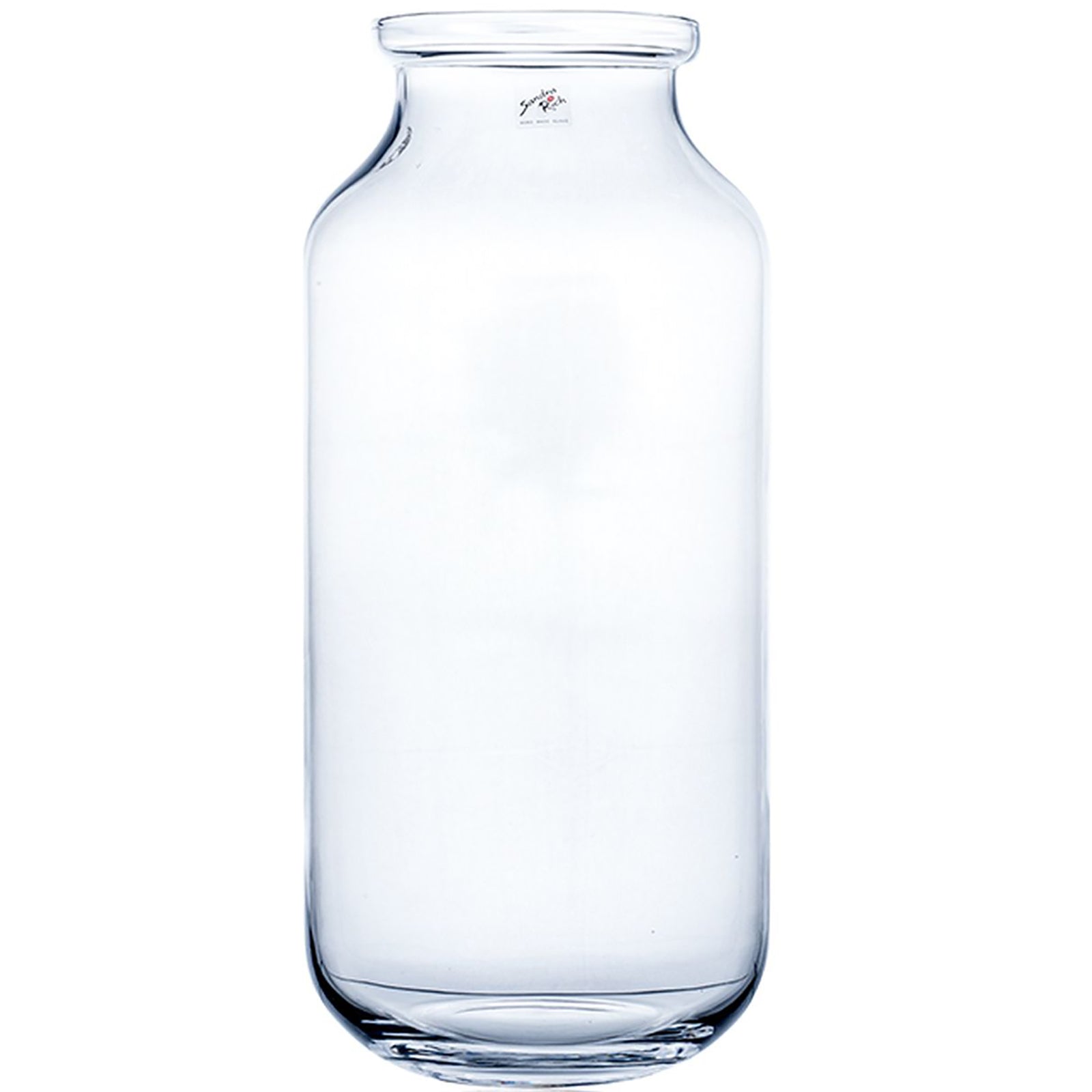 CALDERON vase - klar - 23x23x51cm - Glas