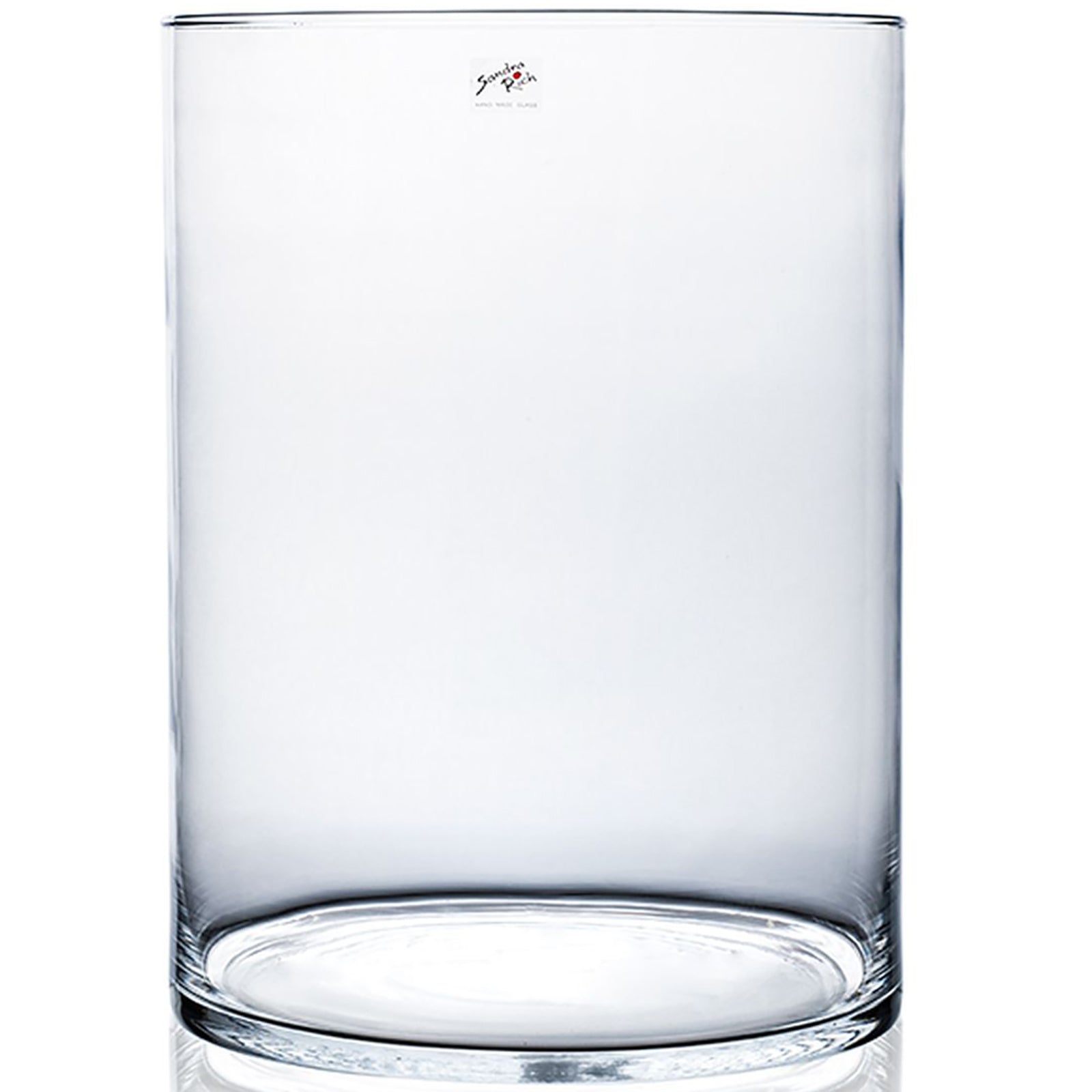 CYLI XXL cylindrical vase - klar - 30x30x40cm - Glas
