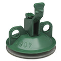 DECO-FIX suction cup, 40 mm Ø, green - 10 pieces