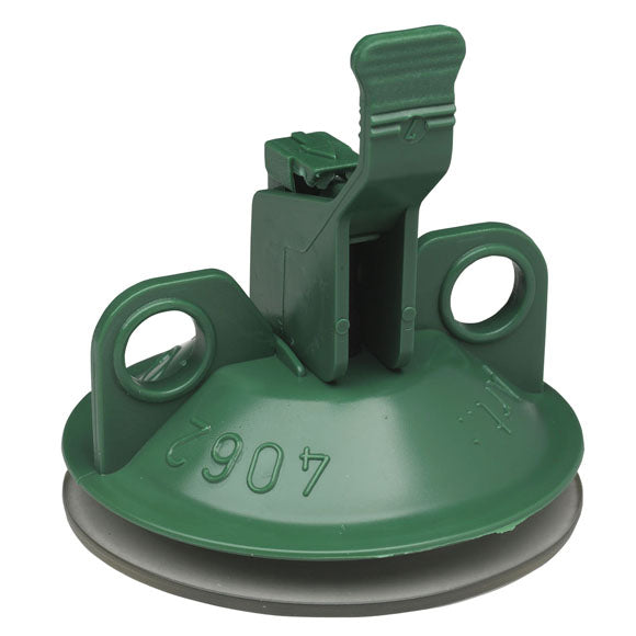 DECO-FIX suction cup, 40 mm Ø, green - 10 pieces