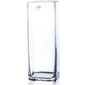 CUBE square vase - klar - 10x12x32cm - Glas