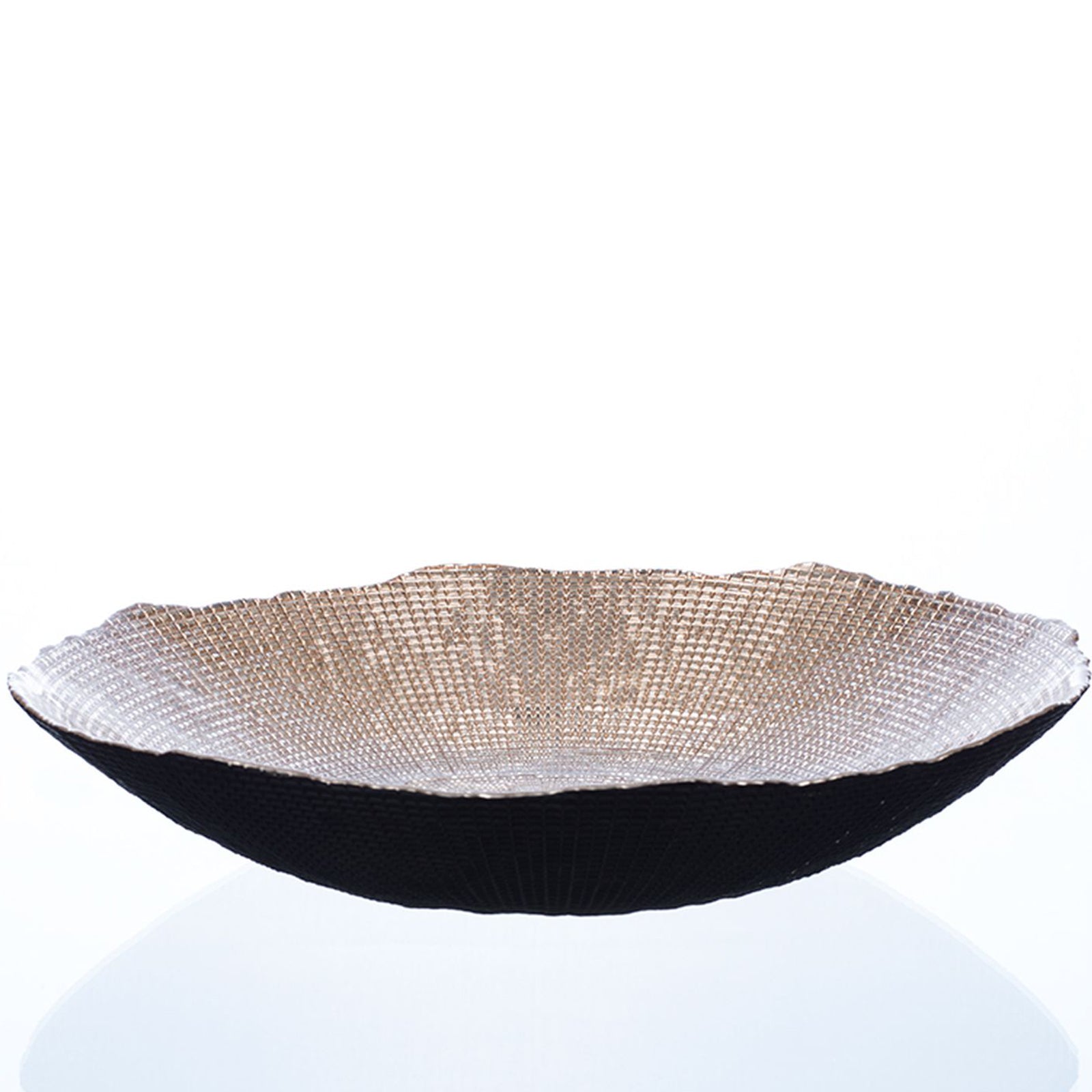 LUXOR bowl - gold - 38,5x38,5x8cm - Glas