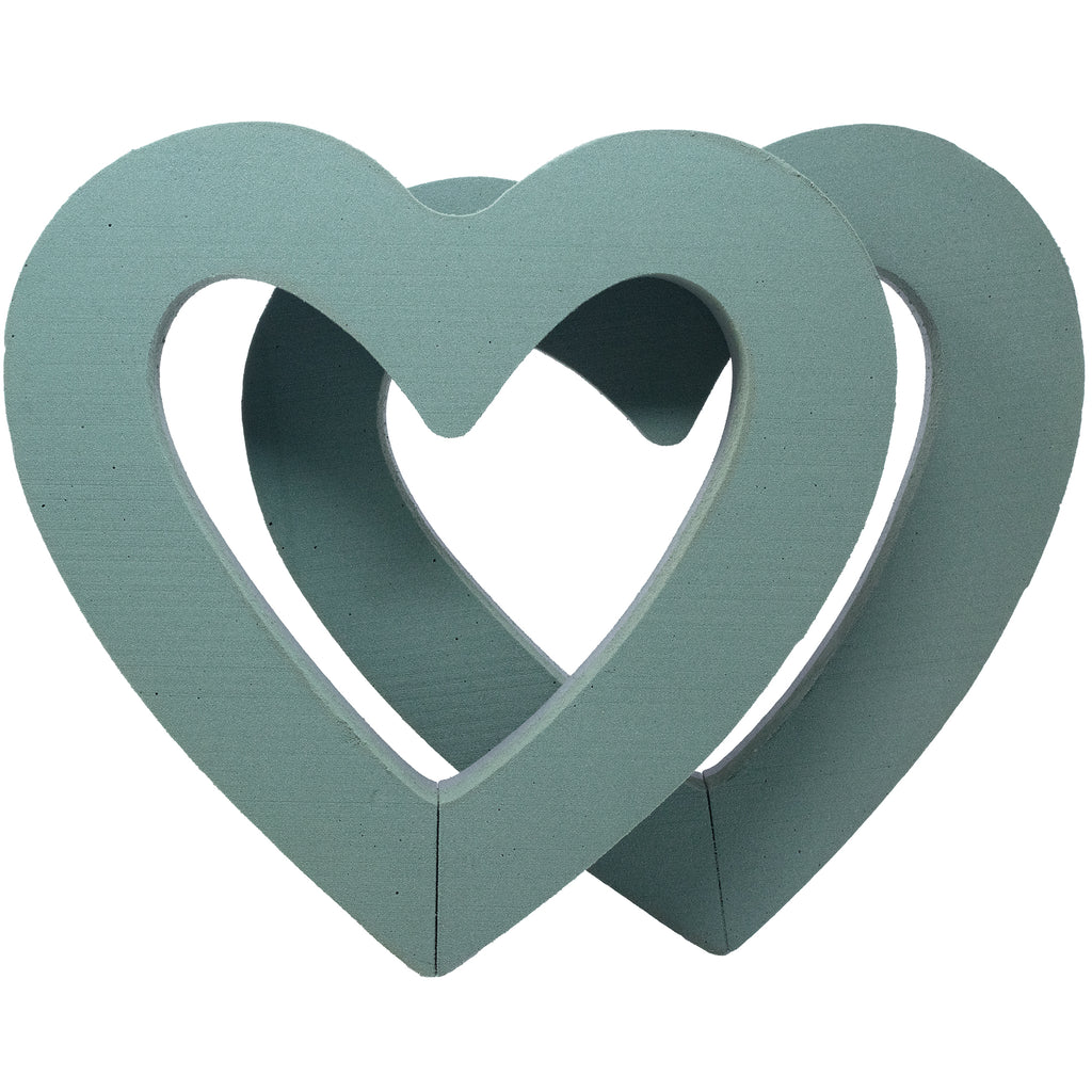 OASIS® FOAM FRAMES® Offene Herzen - 36 x 37 x 6cm - 2 St.