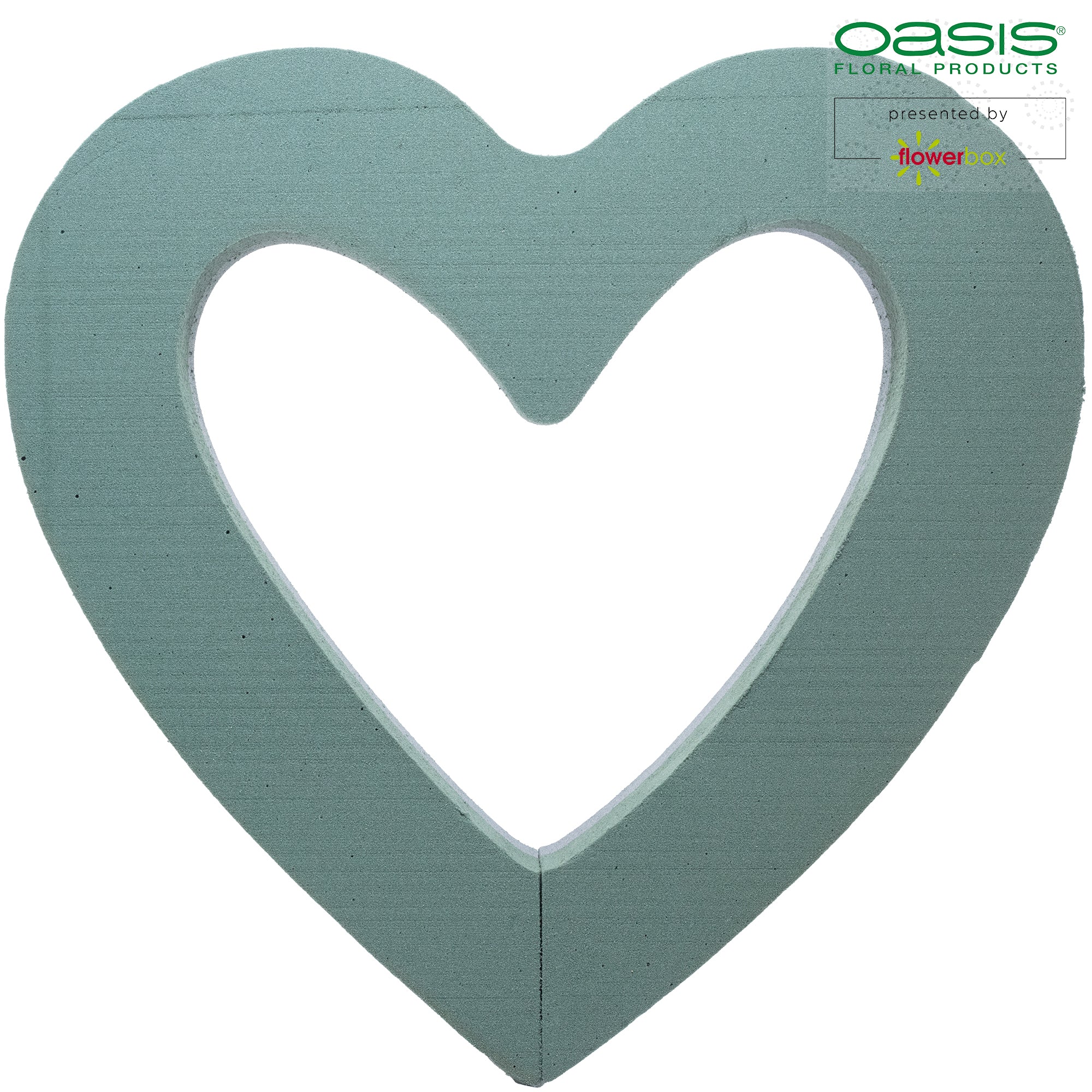 OASIS® FOAM FRAMES® Offene Herzen - 36 x 37 x 6cm - 2 St.
