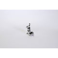 Hase, liegend silber, Dolomit, 8x5x8 cm