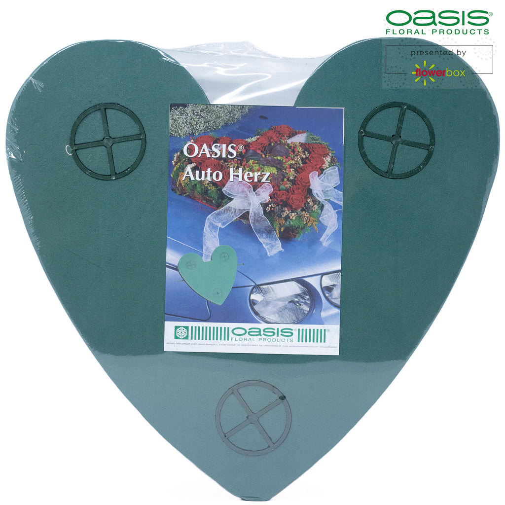OASIS® car heart - 40 x 42 x 7.5cm