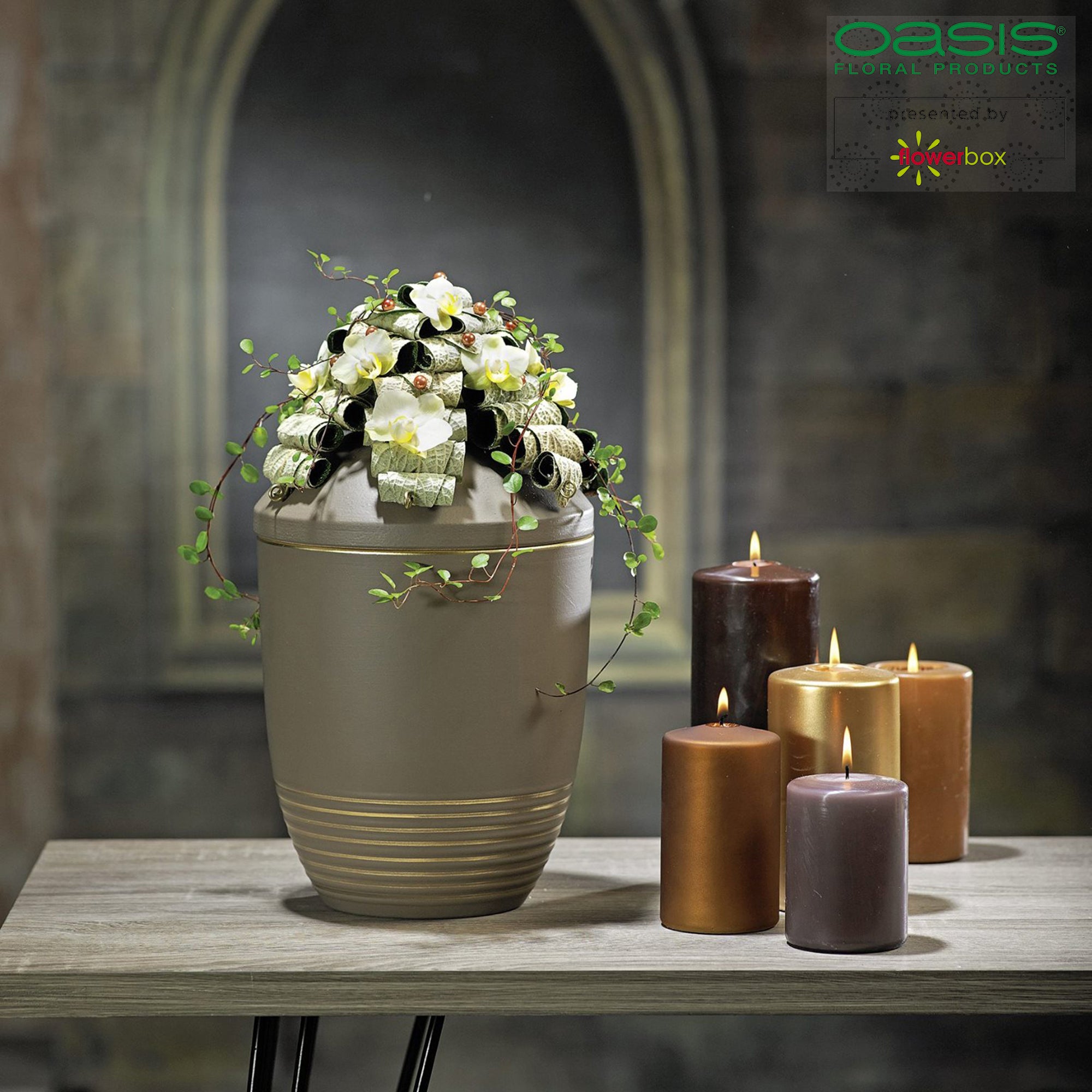 OASIS® ECObase® urns Deco - 5.5 x 6.5cm Ø - 6 pcs.