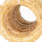 Set of 10 straw wreaths, diameter 15 cm, thickness 3 cm