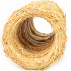 Set of 10 straw wreaths, diameter 15 cm, thickness 3 cm