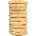 10er Set Strohrömer, Durchmesser 25 cm, Stärke 4 cm