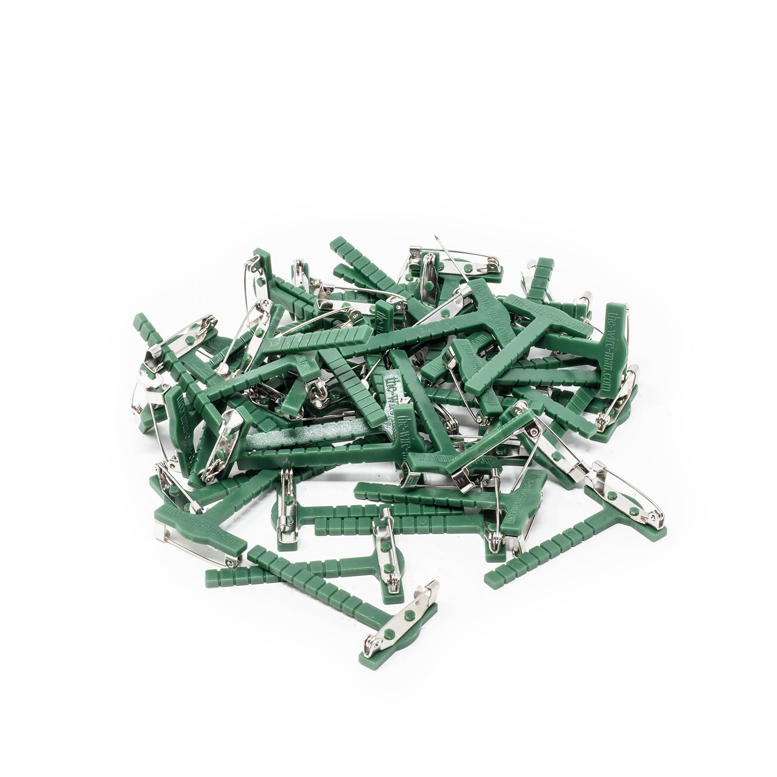Lapel pins - 5cm - 50 pcs. - green