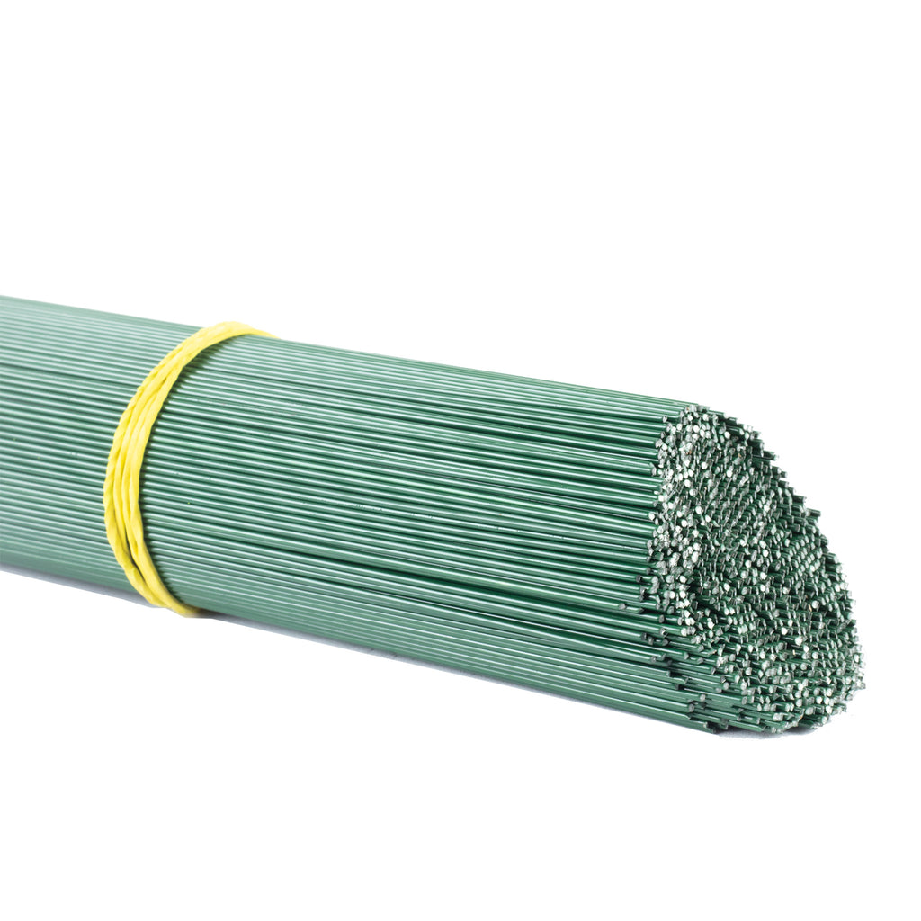 Plug wire - green lacquered - 1.0 x 500mm - 2.5kg