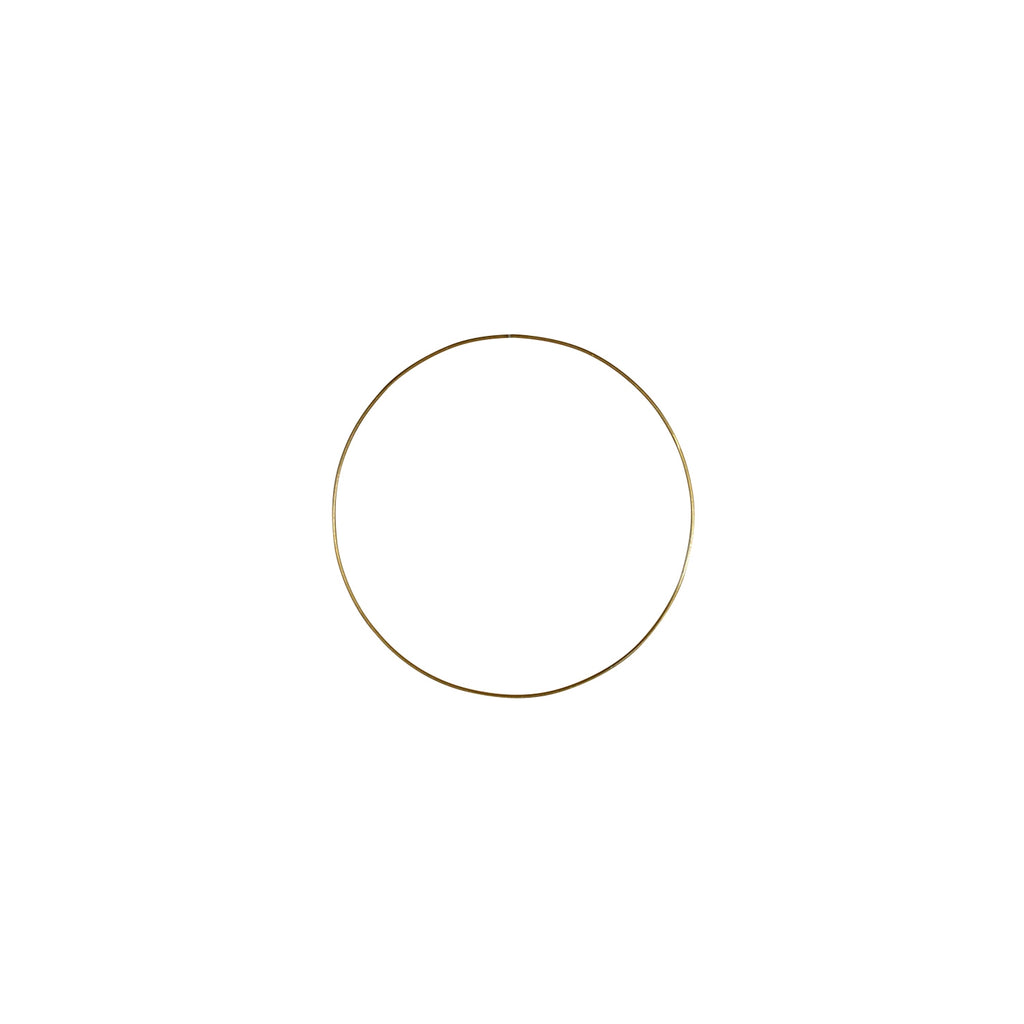 Deko-Ring Hoop, gold Metall, Durchmesser 30 cm