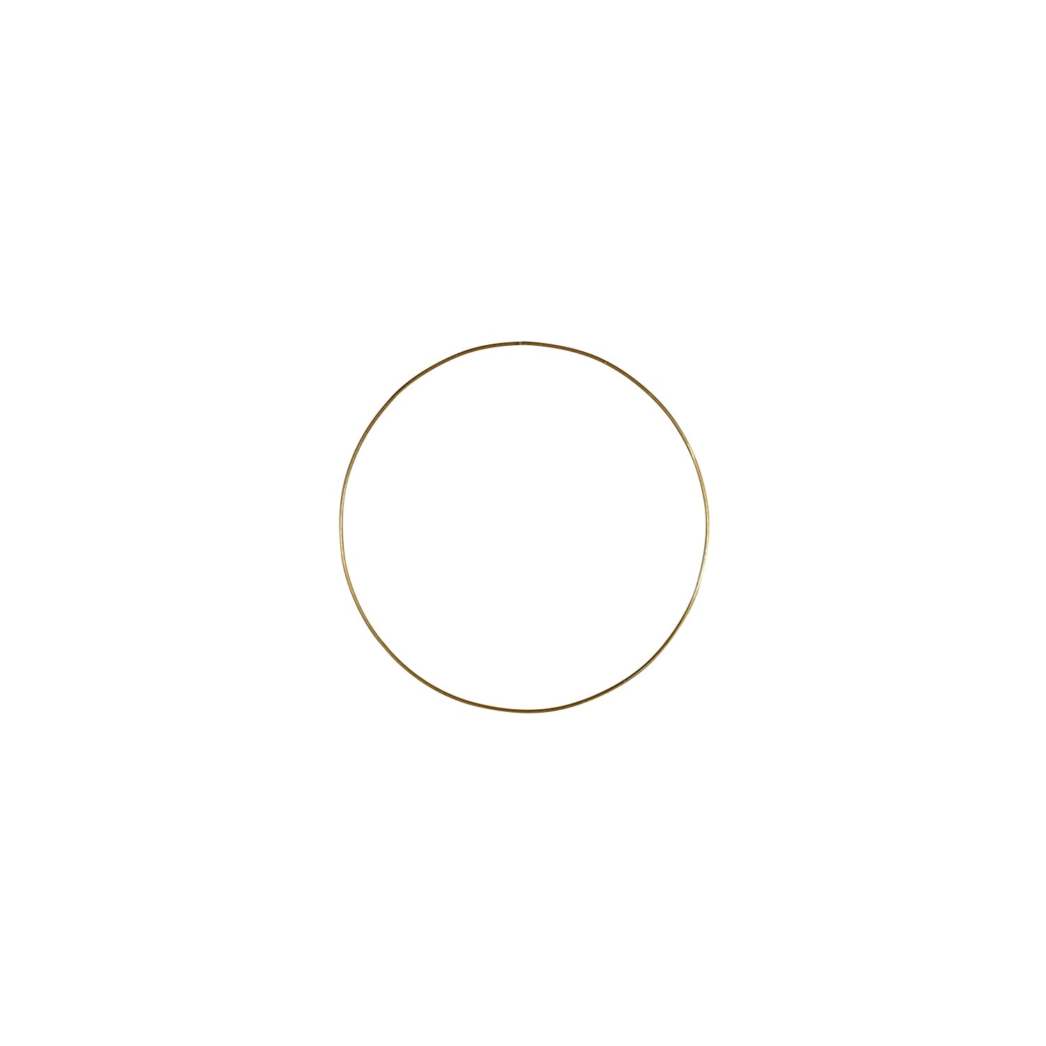 Deko-Ring Hoop, gold Metall, Durchmesser 30 cm