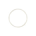 Deko-Ring Hoop, gold Metall, Durchmesser 50 cm