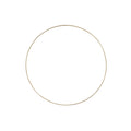 Deko-Ring Hoop, gold Metall, Durchmesser 60 cm