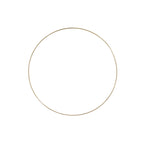 Deko-Ring Hoop, gold Metall, Durchmesser 60 cm
