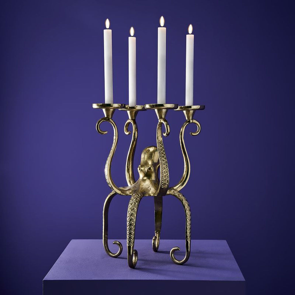 Set 4-teilig - LED Stabkerze - Echtwachs/Kunststoff/LED - H. 24.5 cm - m. Fernbedienung