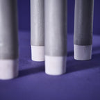 Set 4-teilig - LED Stabkerze - Echtwachs/Kunststoff/LED - H. 24.5 cm - m. Fernbedienung