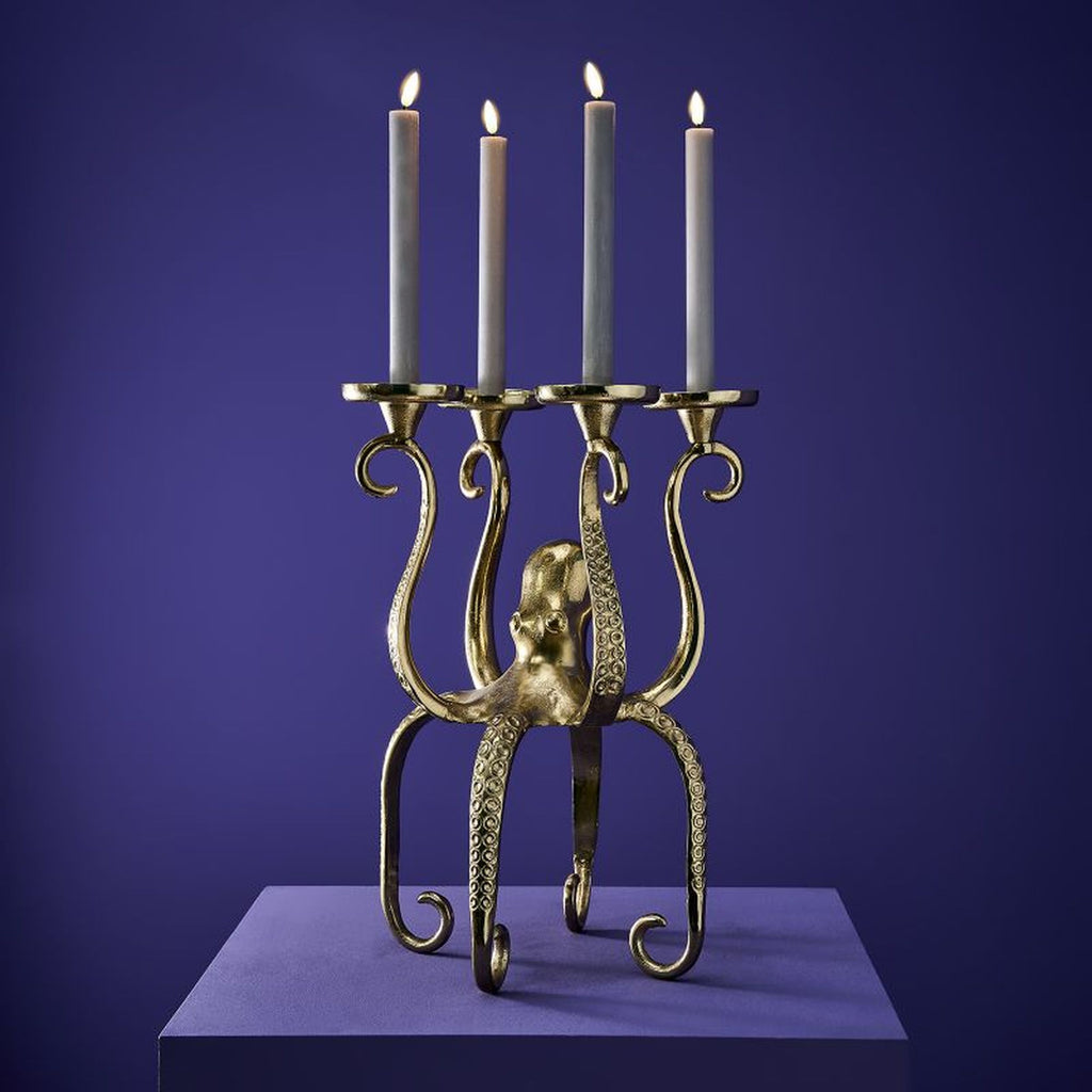 Set 4-teilig - LED Stabkerze - Echtwachs/Kunststoff/LED - H. 24.5 cm - m. Fernbedienung