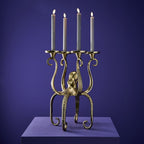 Set 4-teilig - LED Stabkerze - Echtwachs/Kunststoff/LED - H. 24.5 cm - m. Fernbedienung