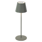 Lys LED table lamp - grey - LED/metal - 12x38 cm - IP44 - max. 3.6 W - 3.7 V - 4000 mAh - Li-ion battery - with color change and dimming function via touch sensor - 1 m USB charging cable included - illumination time: max. 8 hours on a full charge