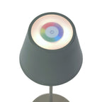 Lys LED table lamp - grey - LED/metal - 12x38 cm - IP44 - max. 3.6 W - 3.7 V - 4000 mAh - Li-ion battery - with color change and dimming function via touch sensor - 1 m USB charging cable included - illumination time: max. 8 hours on a full charge