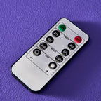 Set 4-teilig - LED Stabkerze - Echtwachs/Kunststoff/LED - H. 24.5 cm - m. Fernbedienung