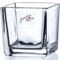 CUBE square vase - klar - 6x6x6cm - Glas