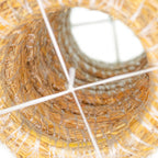 Lot de 10 couronnes de paille, diamètre 20 cm, épaisseur 3 cm