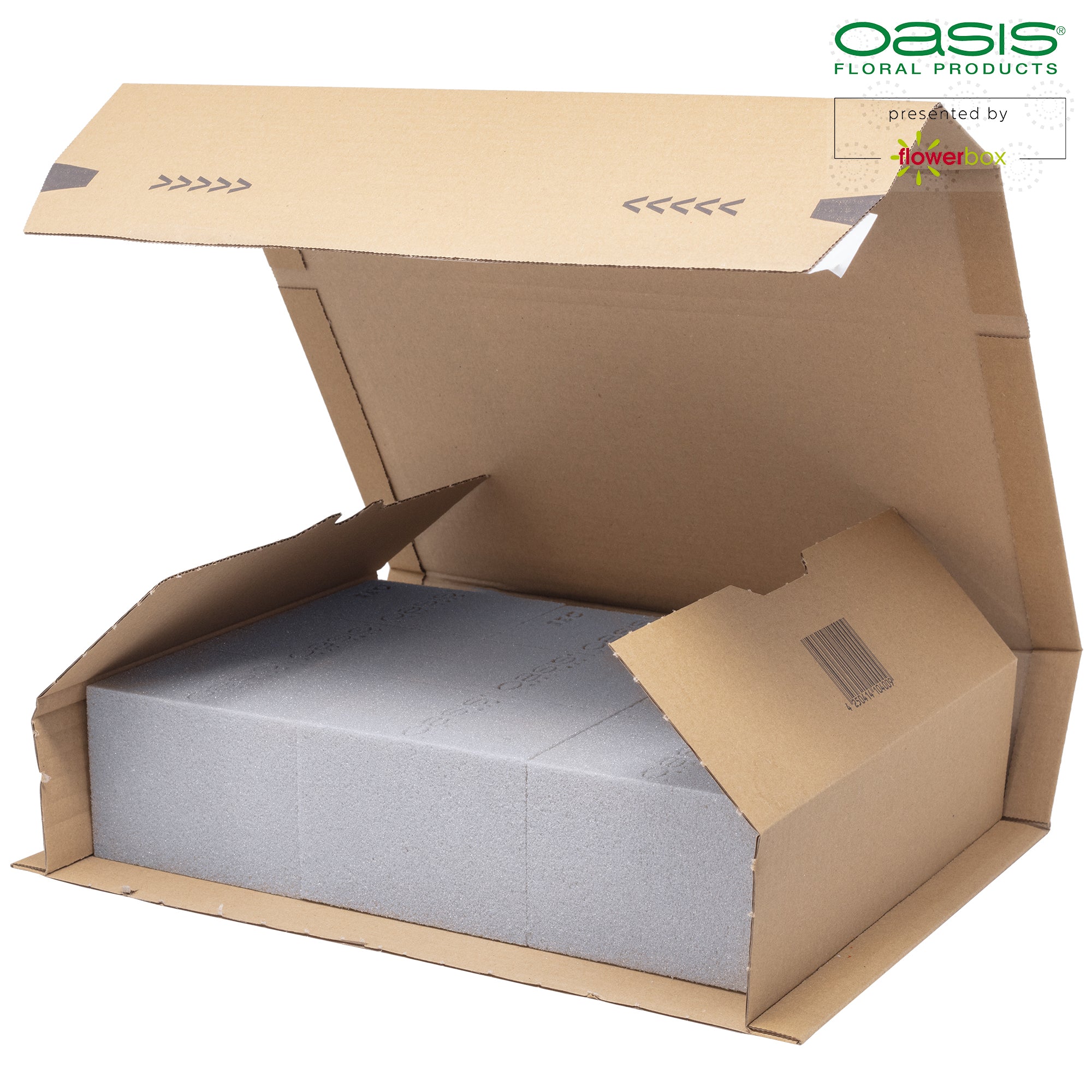 3x Original OASIS® SEC Steckschaum für Trockenblumen - Steckmasse Blumen - Trockensteckschaum Hochzeit Geburtstag Kirche Ziegelform