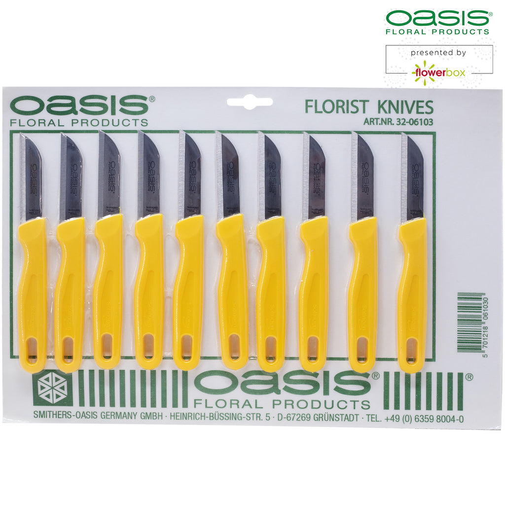OASIS® Floristenmesser - Klinge 60 mm - Solinger-Stahl - 10 Stk