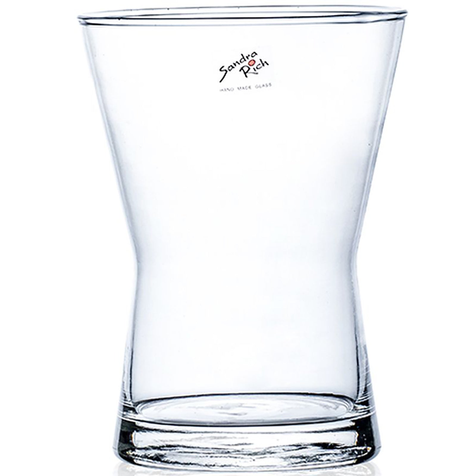 POS display x vase - klar - 15x15x20cm - Glas
