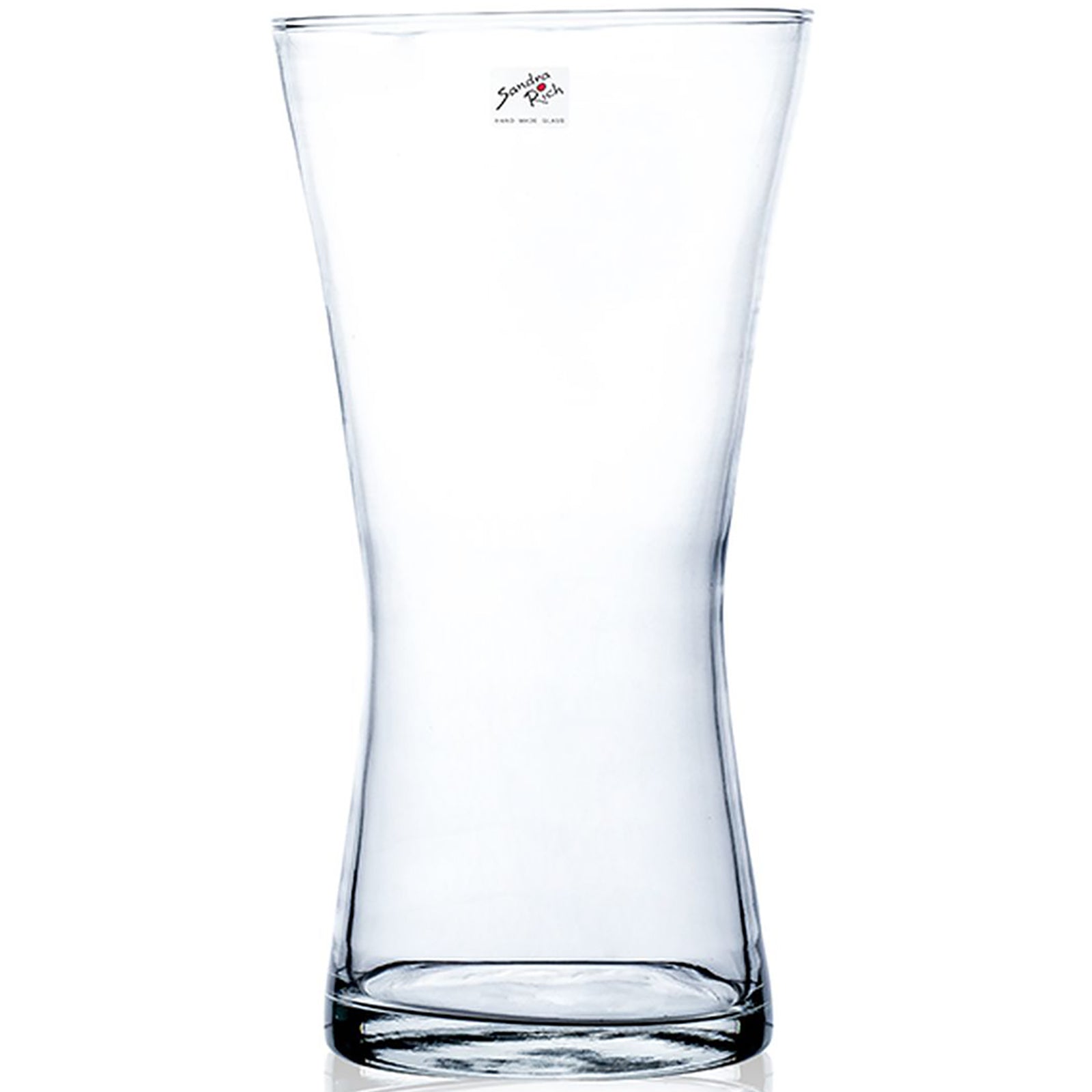 POS display x vase - klar - 14,5x14,5x30cm - Glas