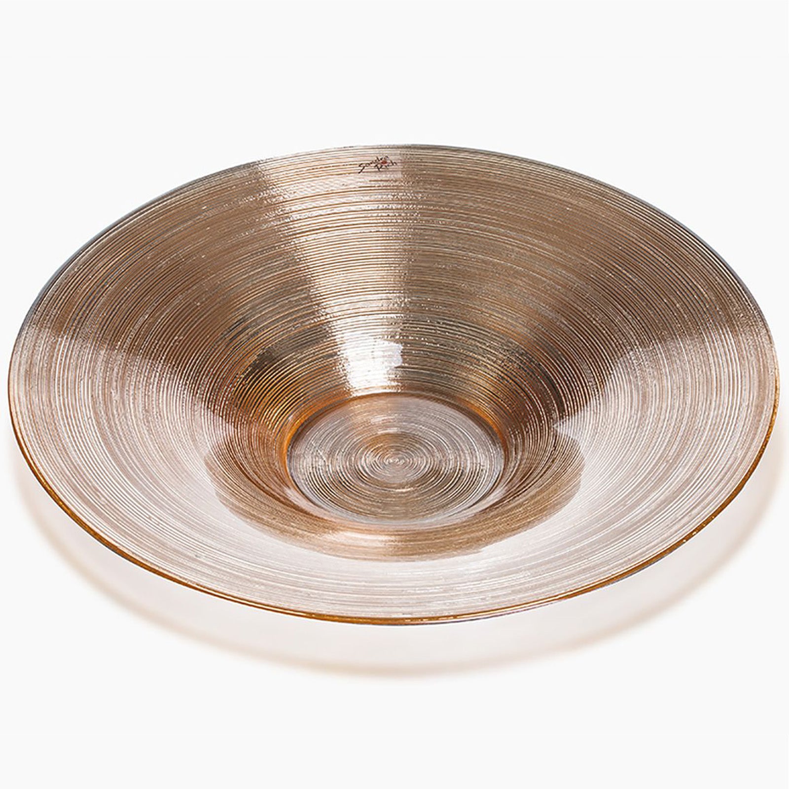 CIRCLE small bowl - kupfer - 27x27x6cm - Glas