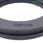 Black Naylor Base Ring, 5 x 35 cm Durchmesser, Innen: 23 cm Durchmesser, Doppelpack