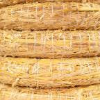 Lot de 10 couronnes de paille, diamètre 25 cm, épaisseur 4 cm
