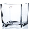 CUBE square vase - klar - 12x14x14cm - Glas