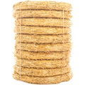 Set of 10 straw wreaths, diameter 40 cm, thickness 6 cm
